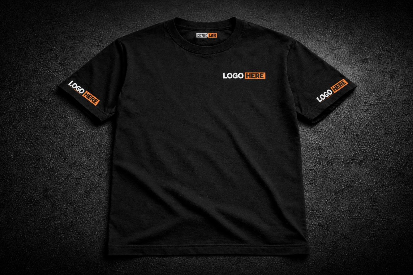 BRNDLAB Classic front and sleeves custom Tee