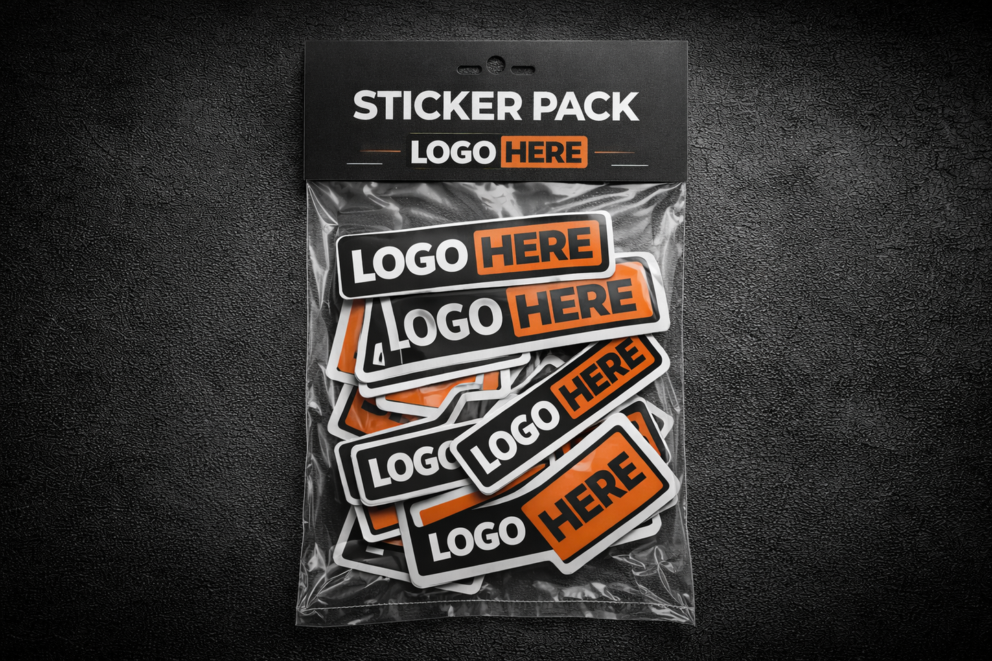 Custom Logo sticker pack 50/100 pack